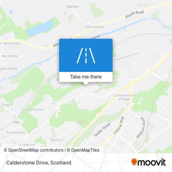 Calderstone Drive map