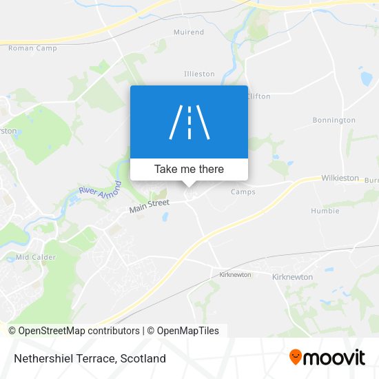 Nethershiel Terrace map