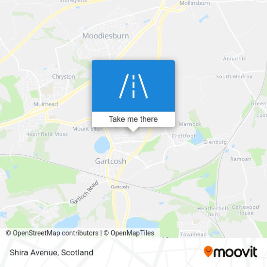 Shira Avenue map
