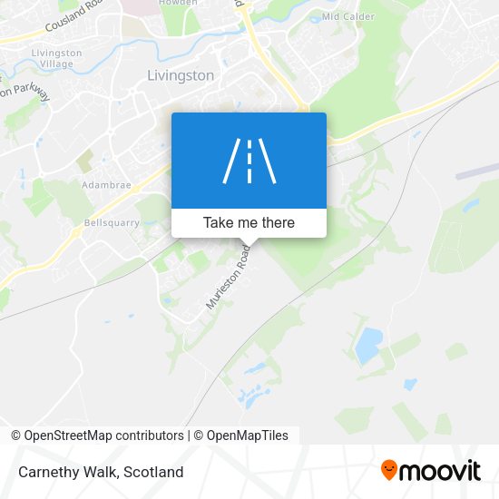 Carnethy Walk map