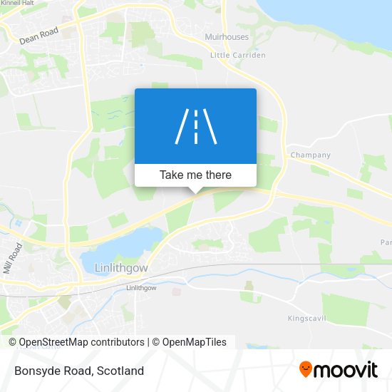 Bonsyde Road map