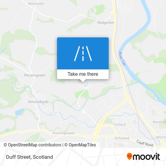 Duff Street map