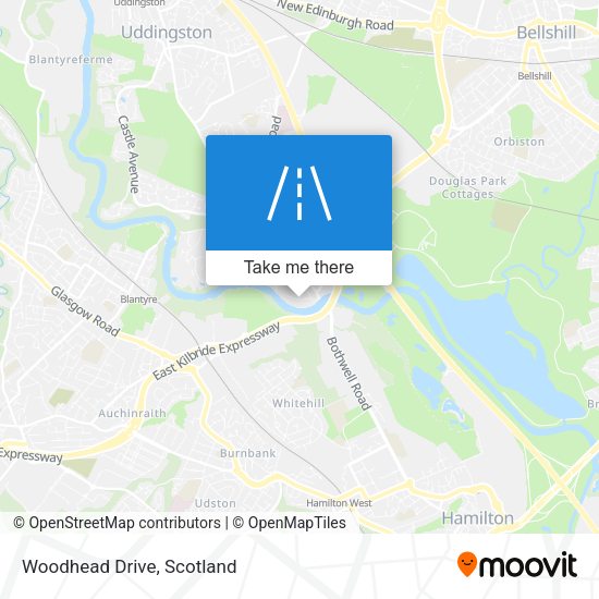Woodhead Drive map
