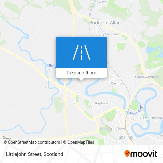 Littlejohn Street map