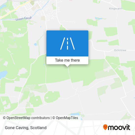 Gone Caving map