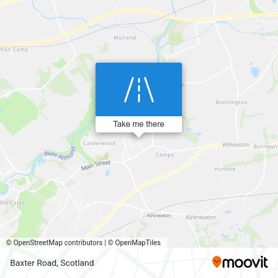 Baxter Road map