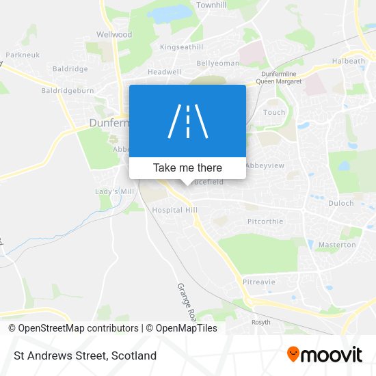 St Andrews Street map