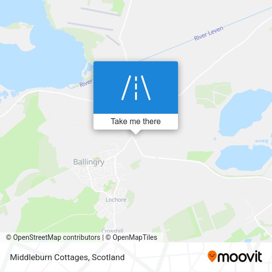 Middleburn Cottages map