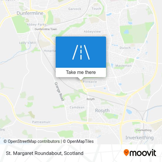 St. Margaret Roundabout map