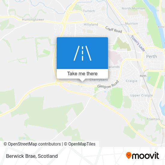 Berwick Brae map