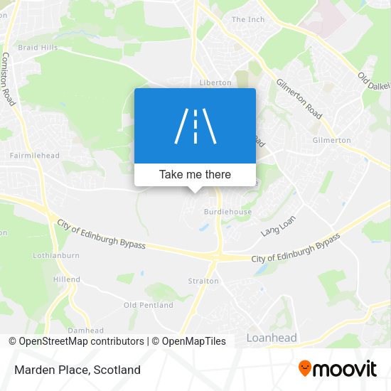 Marden Place map