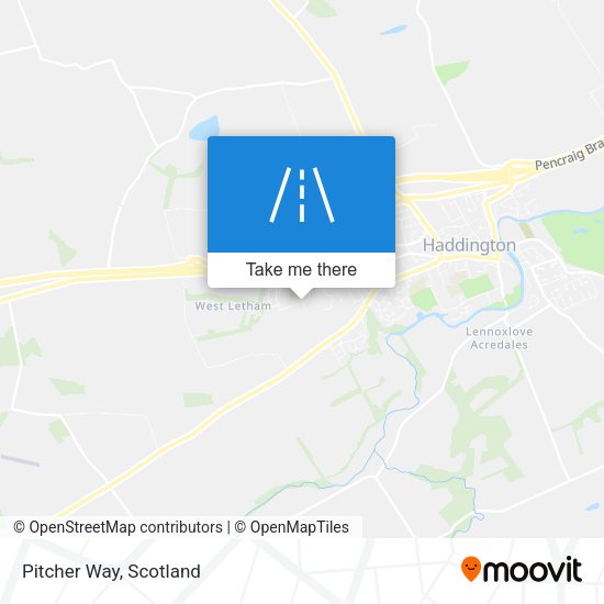 Pitcher Way map