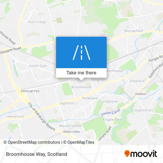 Broomhouse Way map