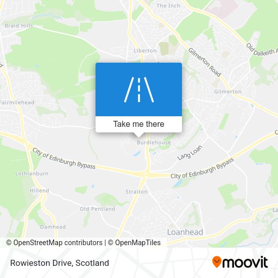 Rowieston Drive map