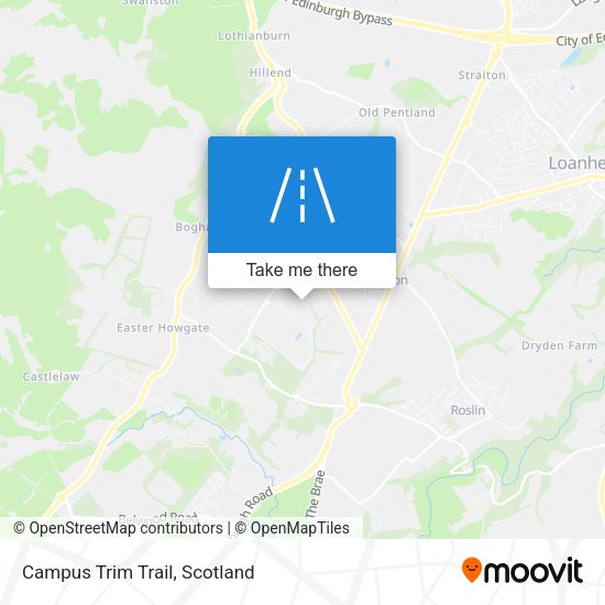 Campus Trim Trail map