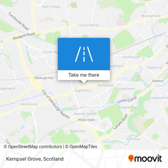 Kempsel Grove map