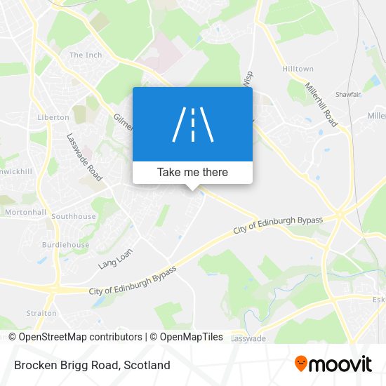 Brocken Brigg Road map