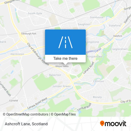 Ashcroft Lane map