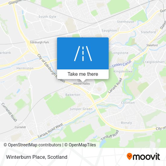 Winterburn Place map