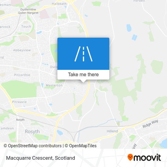 Macquarre Crescent map