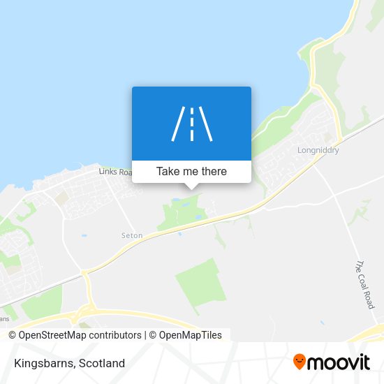 Kingsbarns map