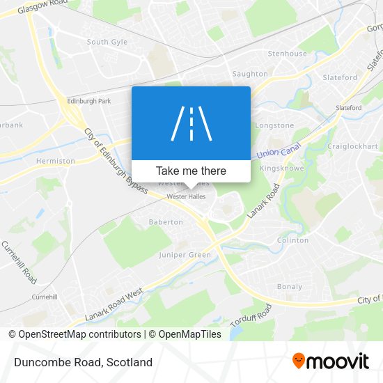 Duncombe Road map