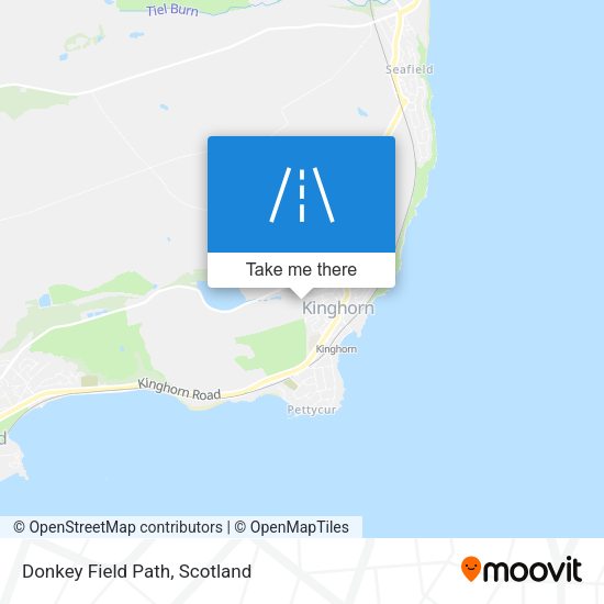 Donkey Field Path map
