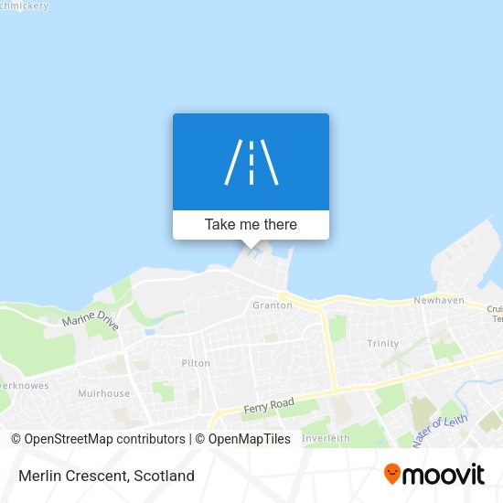 Merlin Crescent map