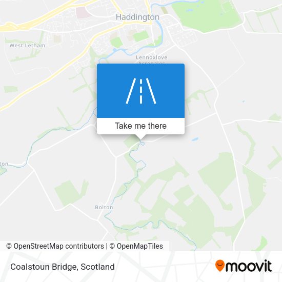 Coalstoun Bridge map