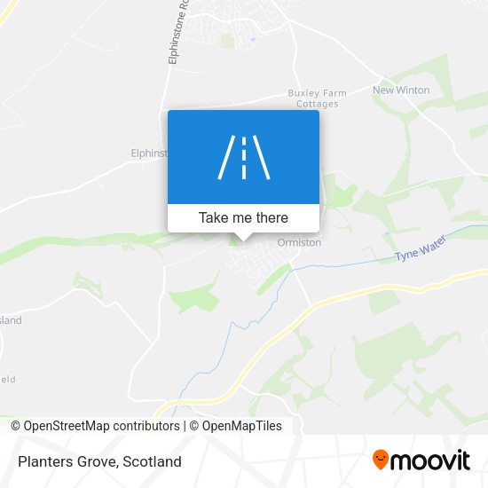 Planters Grove map