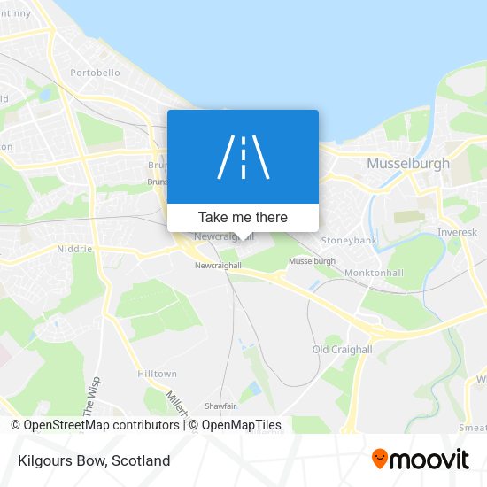Kilgours Bow map