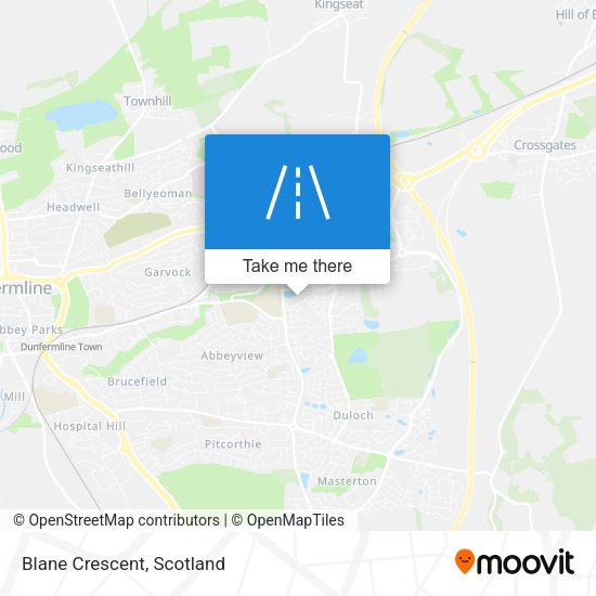Blane Crescent map