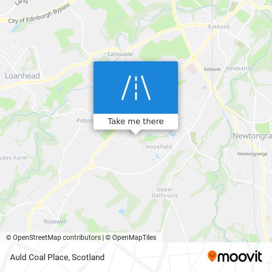 Auld Coal Place map