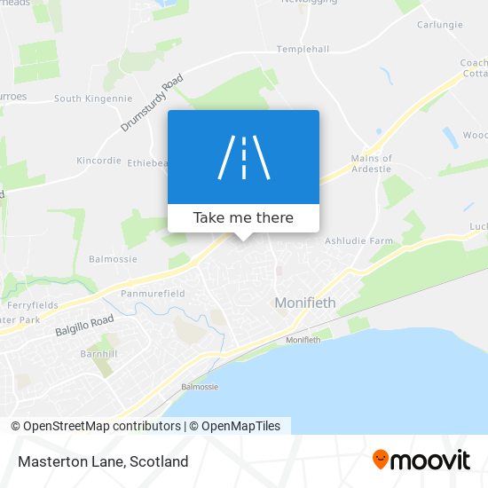 Masterton Lane map