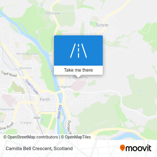Camilla Bell Crescent map