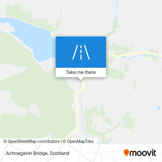 Achnagavin Bridge map