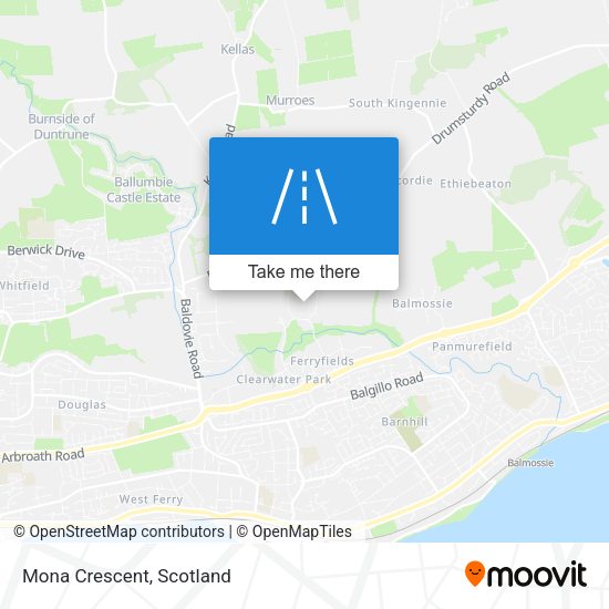 Mona Crescent map