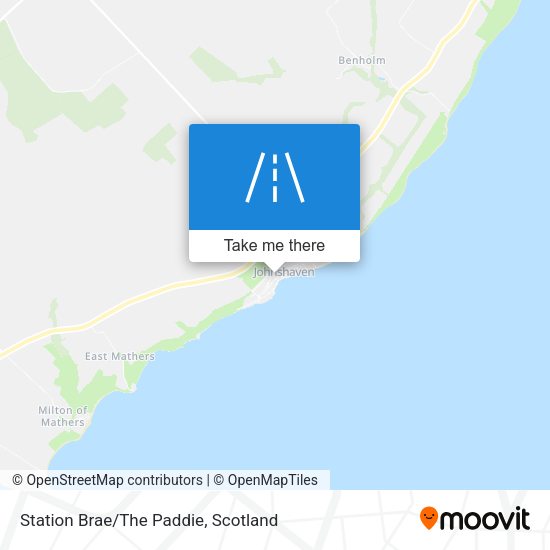 Station Brae/The Paddie map