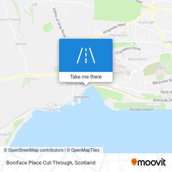 Boniface Place Cut-Through map