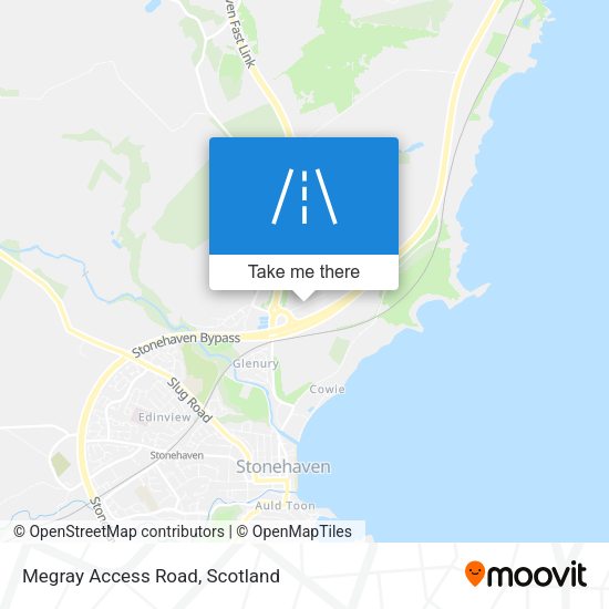 Megray Access Road map