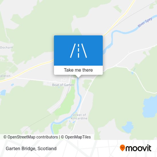 Garten Bridge map