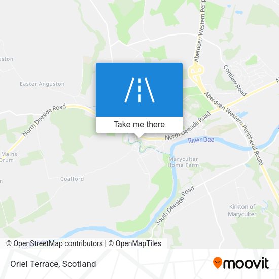 Oriel Terrace map