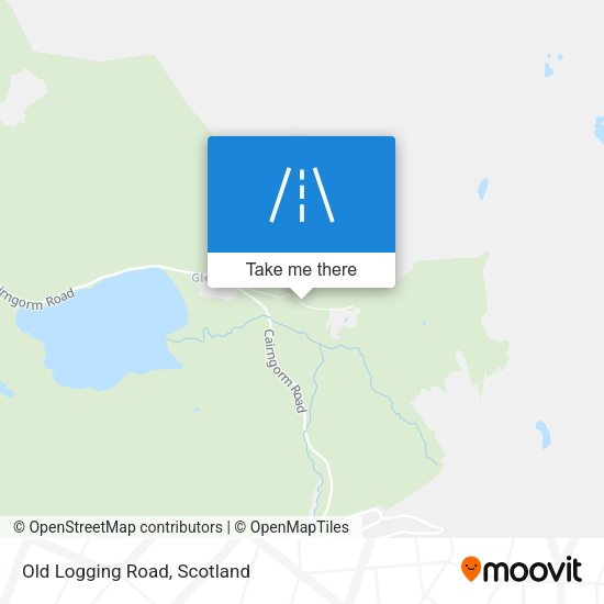 Old Logging Road map