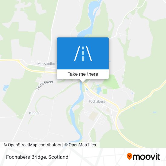 Fochabers Bridge map