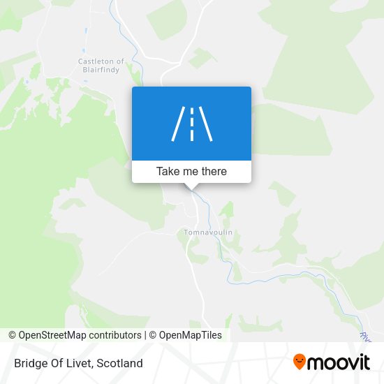 Bridge Of Livet map