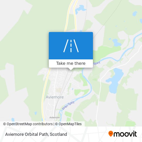 How to get to Aviemore Orbital Path in Highland by Bus or Train?