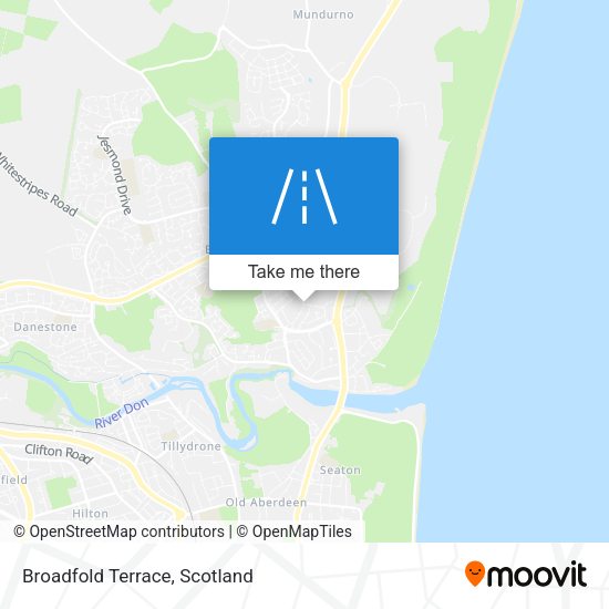 Broadfold Terrace map