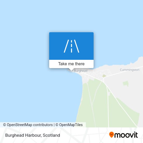 Burghead Harbour map
