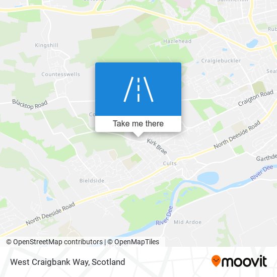 West Craigbank Way map