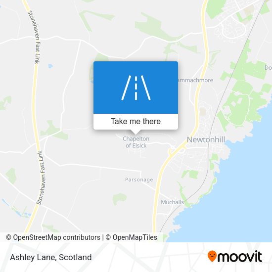 Ashley Lane map